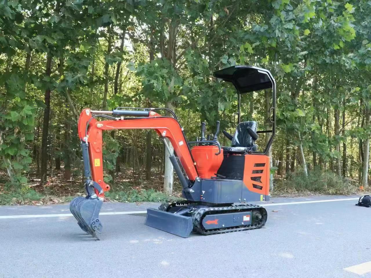 1.0 тонны мини-экскаватор Маленький микро-крейлер Баггер Digger 1,2 Т экскаватор