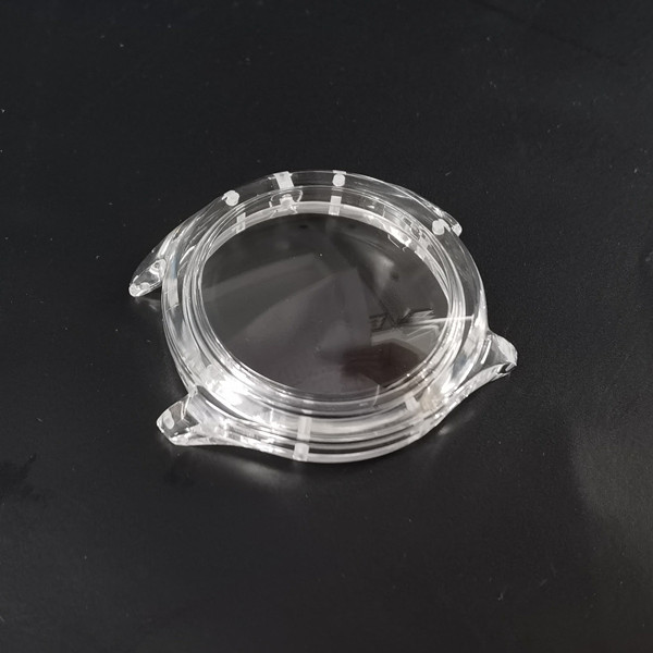 CZ Sapphire Transparent Watch Case , Sapphire Watch Glass ETA 6497 Movement