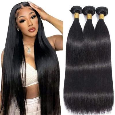 Straight Cheap Natural  Remy Indian Human Hair Vendor Weave Bundles and wefts