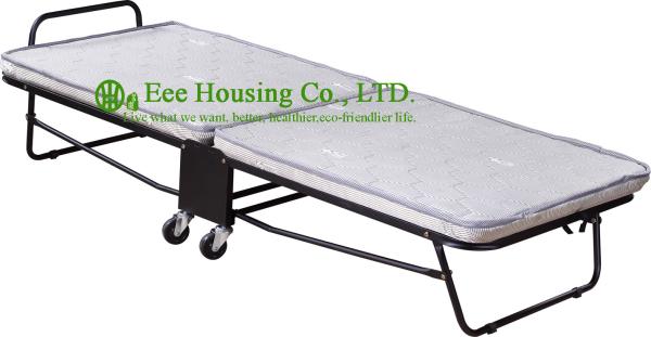Hotel Extra Folding Bed,8cm mattress Beds for Hotel guest room single size roll away