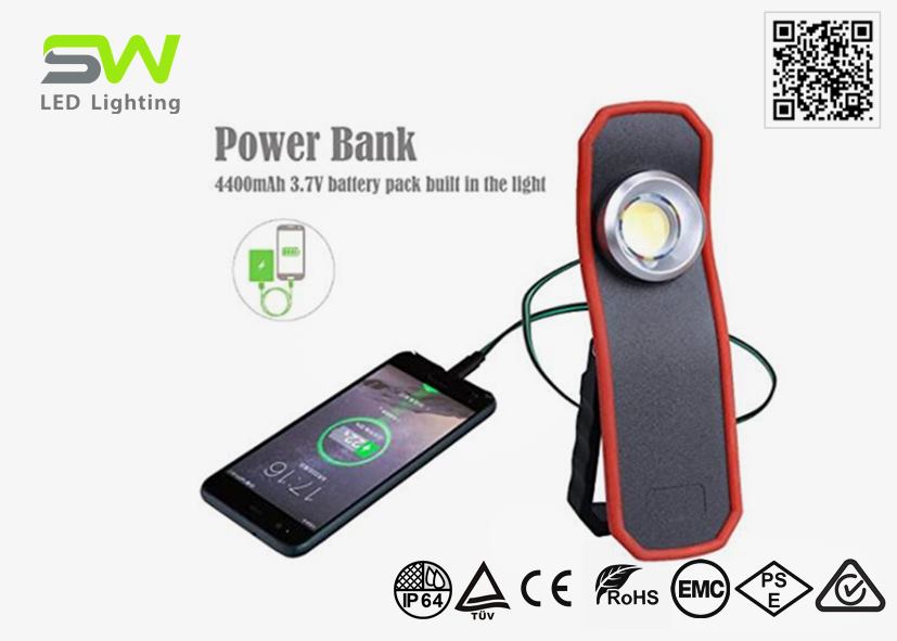 Свет работы СИД 10W Handheld работы СИД 395NM магнитной светлый перезаряжаемые