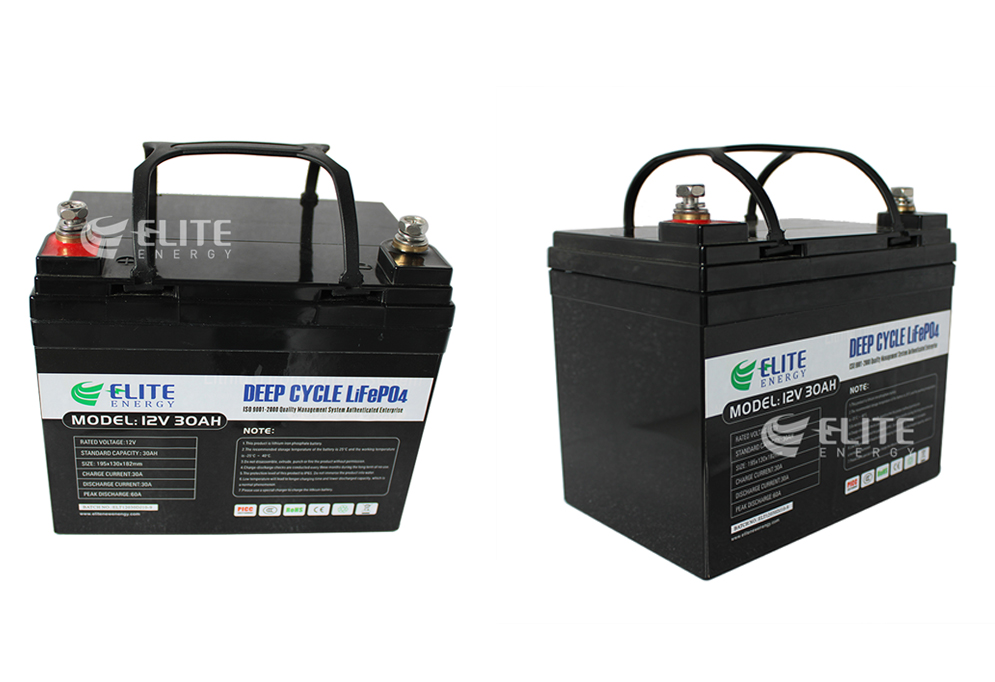 Резервные циклы батареи 2000 фосфата лития Lifepo4 12V 30Ah 384Wh