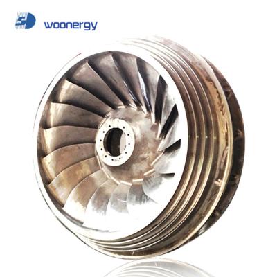 Tamanho pequeno de Francis Turbine Wheel Runner For Mini Water Powered Hydro Turbine