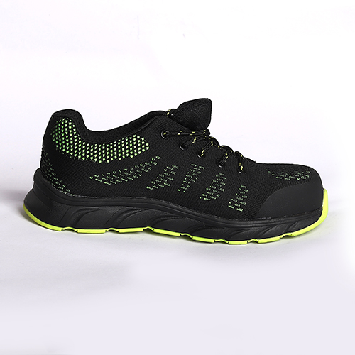 Fashion Fly Knit Safety Shoes Metal Eyelets Men Safety Shoes