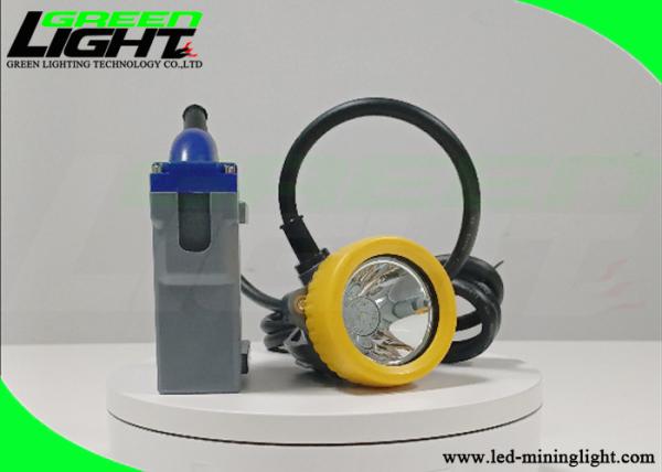 T7 Cord Mining Cap Lamp 15000lux Waterproof IP68 16 Hours Long Lighting Time