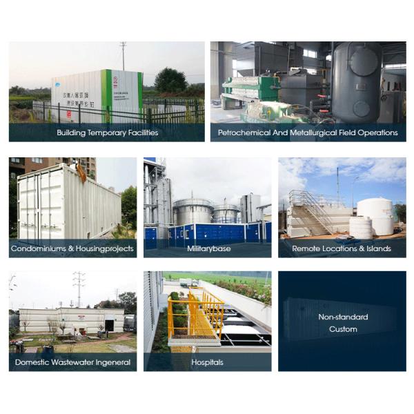 Sewage Treatment Plant MBBR UF ROSmall Community Wastewater Treatment Systems