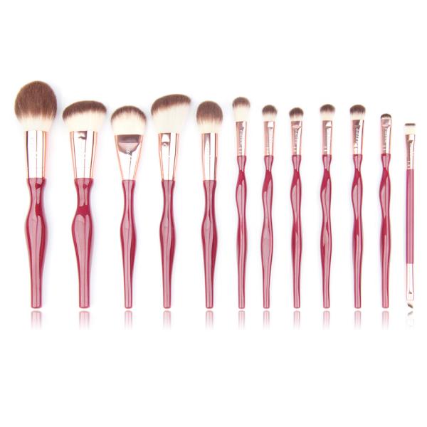 Пластиковый набор щетки макияжа 7pcs Taklon синтетический полный