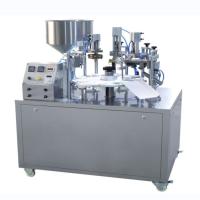 Máquina de preenchimento e vedação de tubos de plástico de creme cosmético semiautomático