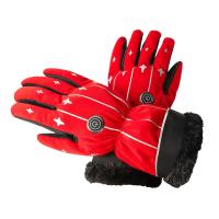 La batterie extérieure de l'équitation 4000mAh d'hiver a chauffé les femmes passionnées rouges de mitaines de gants d'hiver