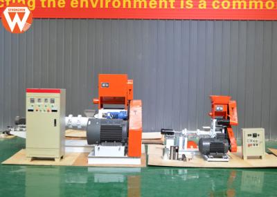 consumo da baixa potência da capacidade de máquina 30kg/H-2t/H da extrusora da alimentação dos peixes 15kw