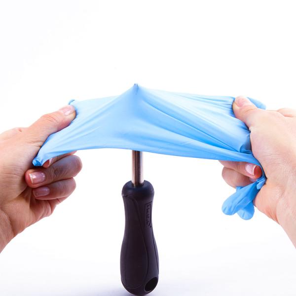 100% Nitrile Disposable Protective Gloves Powder Free OEM ODM Supported