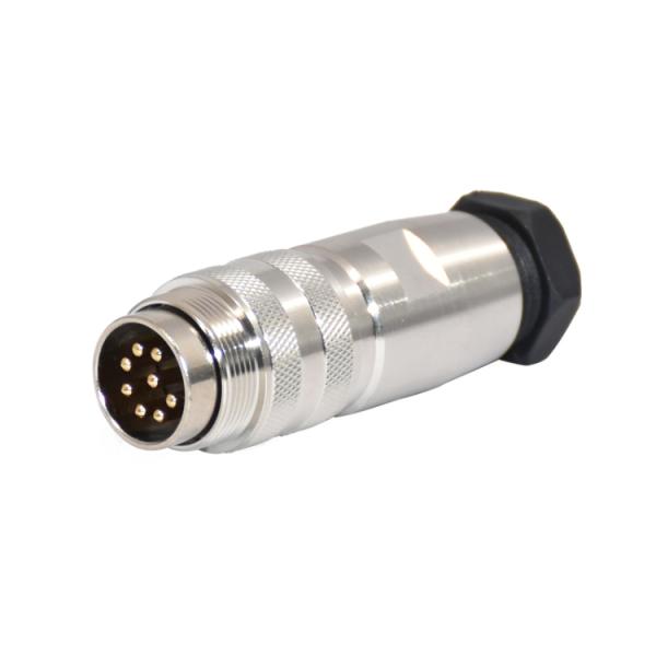PA66 Rigoal M16 Straight Metal Connector Screw Joint Shield