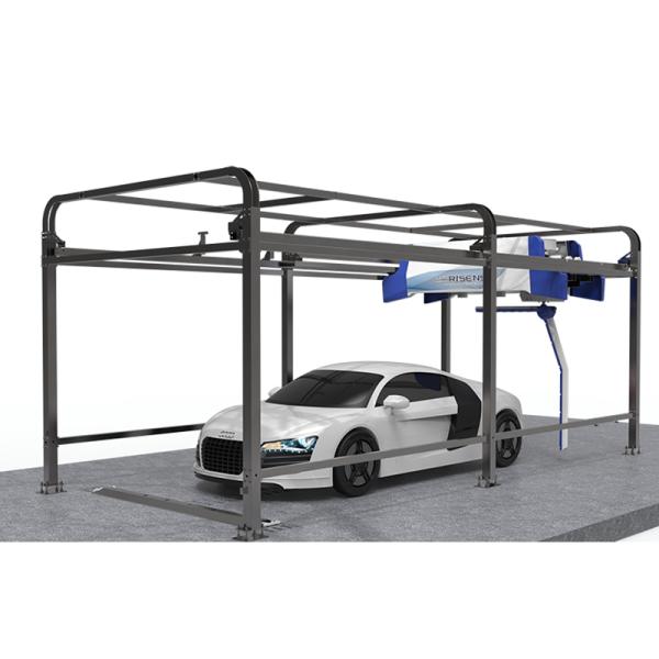 RISENSE Full Automatic 360 Touchless Robotic Car Wash Hot Dip Galvanizing Steel 3 Phase, AC 380v/50hz/60hz 1000-1500W ISO9001/CE