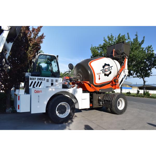 3.5m3 Transportation Mobile Concrete Mixer Truck With Self Loading Concrete Motomixer