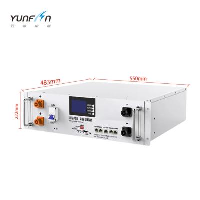 LiFePo4 48V 51.2V 100AH 200Ah Bateria de ferro-lítio-fosfato montada em rack Tipo LEP