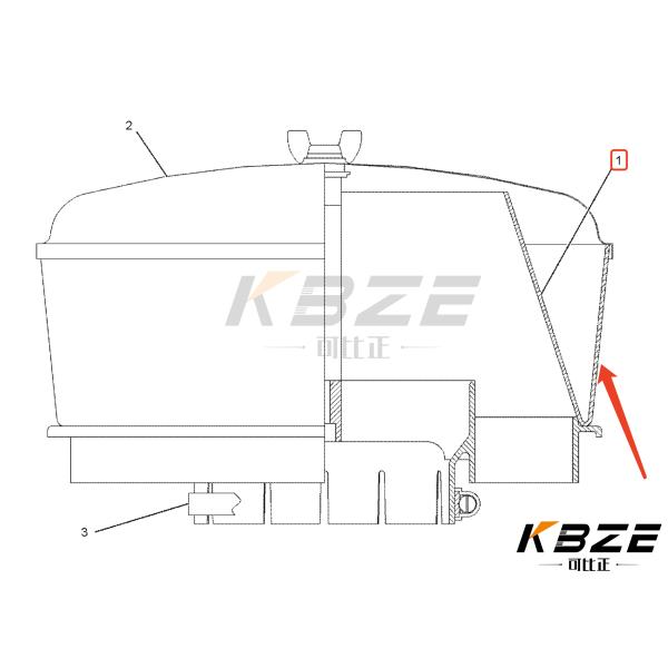 CA2S6708 2S-6708 2S6708 AFTERMARKET PRECLEANER DUST COLLECTOR REPLACE FOR CAT 3306 3406 3408 3412 3456