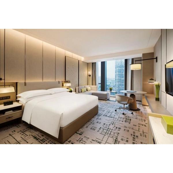 Standard Plywood Hotel Guest Room Furniture Full Supply Customization