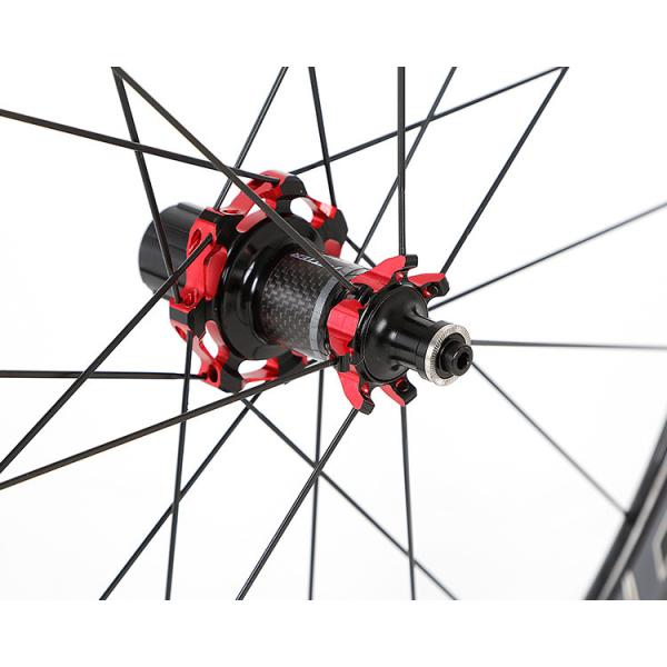 велосипед Wheelset дороги углерода Twill 12K, конюшня 50mm Wheelset 700C RS R50DB