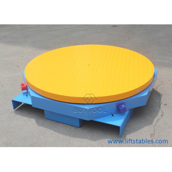 Turntable 4400lbs обруча паллета минимальной руки оболочки 8r паллета Turntable подноса переключателя педали