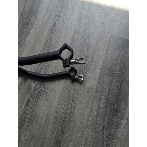 Universal Iron Steel SUV Side Ladder For Round Tube Roof Basket