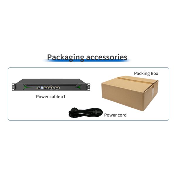 1U6L-ADL Rackmount Firewall Appliance with Watchdog Function, 2 M.2 Slots, and Intel Core i3/i5/i7 Support