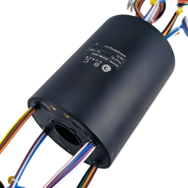 Inner Diameter 25.4mm Hollow Electric Rotary Joint 24 Channels Customization