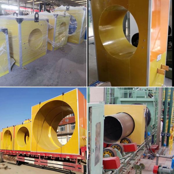 3LPE Coating Pipe Production Line with PLC Control System for 50-100 Years Lifespan and SA2.5 Surface Preparation