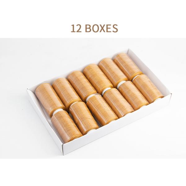 МЕРЦЕРИЗОВАННАЯ 100% полиэстерная плоская кожа Восковая нить 150d/16 Восковая нить для шитья кожи