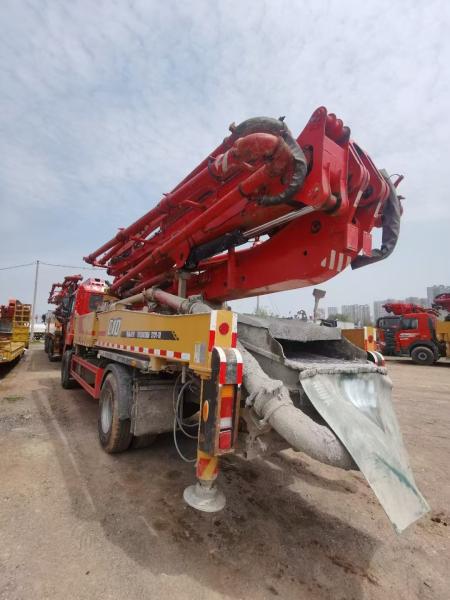 Sany 37Meters 37M Concrete Pump Truck Sany Chassis Used Pump Trucks 2021