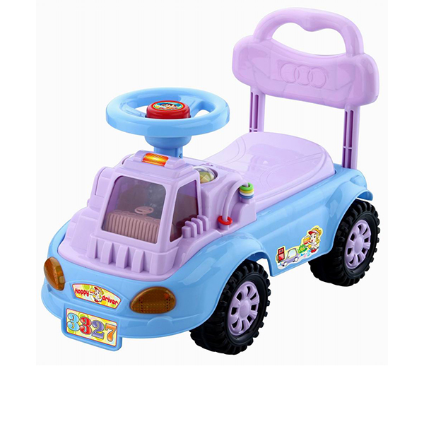 Age 18 Months Kids Ride On Toys W / Music Light Pink Color ABS Plastic Material