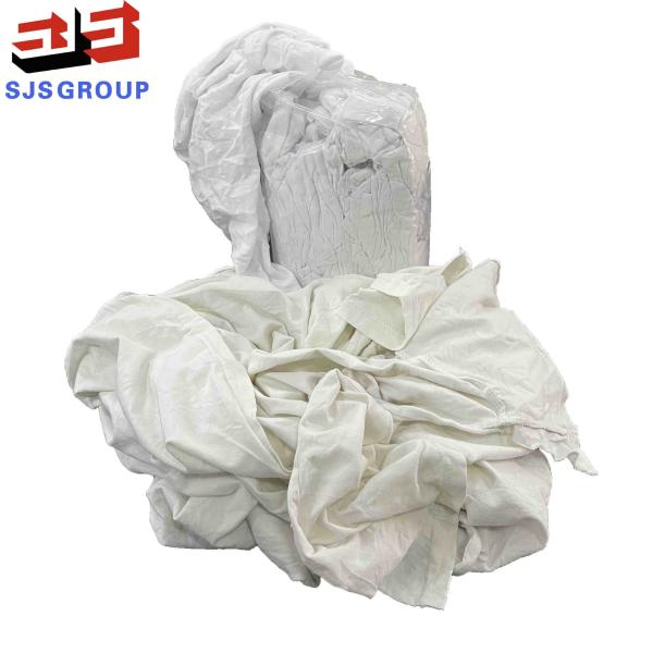 Industrial Cleaning No Zipper Marine Cleaning Cotton T Shirt Rags 10kg/Bale