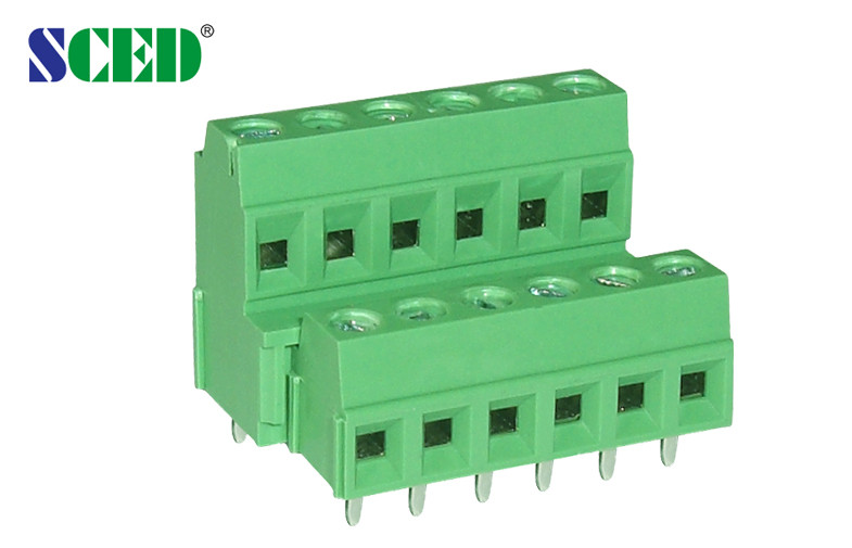 Прямоугольный тангаж 3.81mm 300v 10A 2P PCB терминального блока входа провода - 28P
