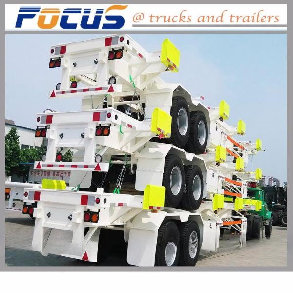 Grade Heavy Duty Container Operation Bomb Cart Chassis Trailer for in Philippine Port