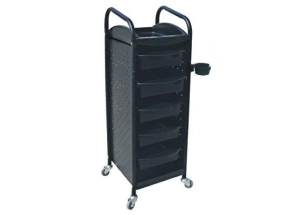 WT-6741 Salon Rolling Cart  Hair Cutting Trolley Beauty Salon carts Plastics Red