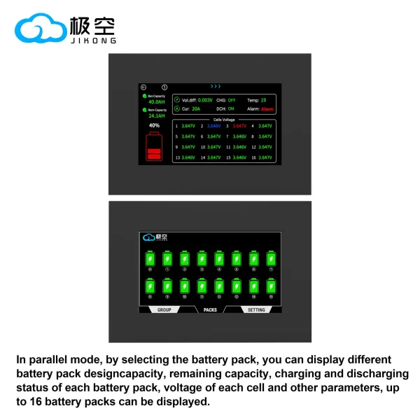 Jikong V19 Smart 4.3 Inch Touch Screen Display Jkbms