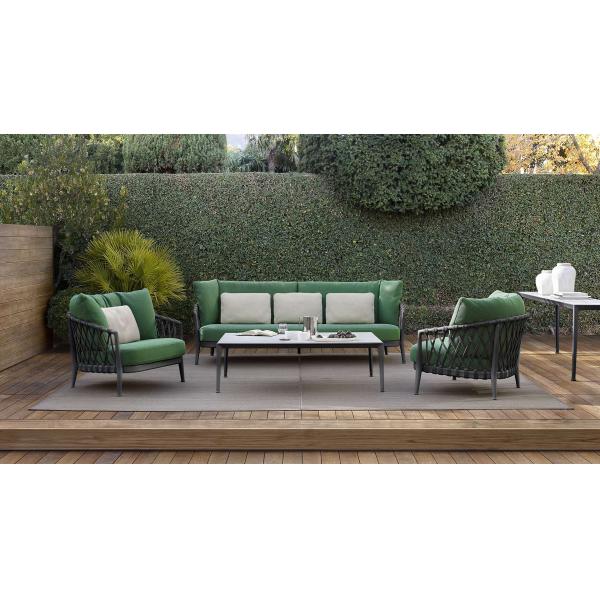 Modern Design Pool Garden Sofa Outdoor Furniture Luxury Exterior Sofa Bamboo Folded NO