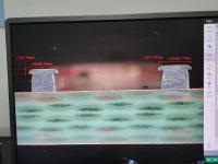 Ayuda de equipo de la impresión del laser de la alta precisión el tablero para fijar el texto