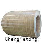 Anti Corrosion PPGL Steel Coil Organic Coating Thickness 20-45μM Customized Pattern
