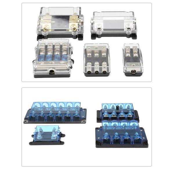 12V 32V DC Водостойкий аккумулятор для морской лодки Автомобильный аудио ANL MIDI MEGA Fuse Box Block Holder