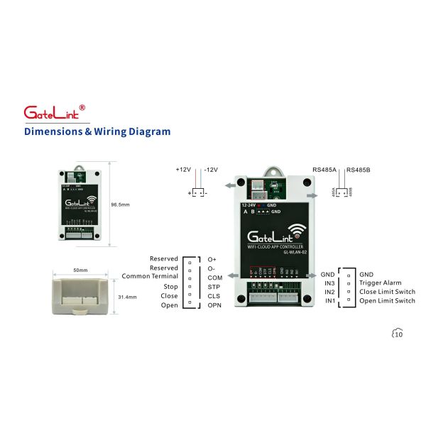 4G WiFi Smart Access Control System Industrial-Grade Gate Device Multi-User Authorization & Security Alerts for Parking Lots & Factory Entrance Control