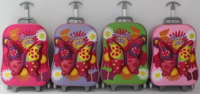 6-inch EVA Children Travel Wheeled Bags 3D Bow Pattern Girls Trolley Suitcase Kids Trolley