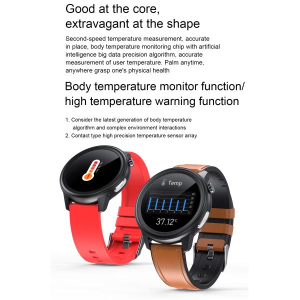 HL80 Smartwatch E80 Waterproof Sports 200mAh Silicone Health Smart Bracelet Band Wristwatch Metal Alloy