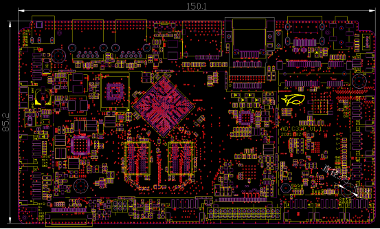 A relação de LVDS encaixou o sistema 11,0 integrado de Android do cartão-matriz