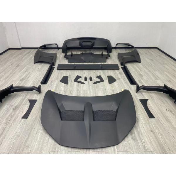 458 Ferrari Body Kit LB Style Front And Rear Bumper 2011 - 2014 Hood Spoiler For Car