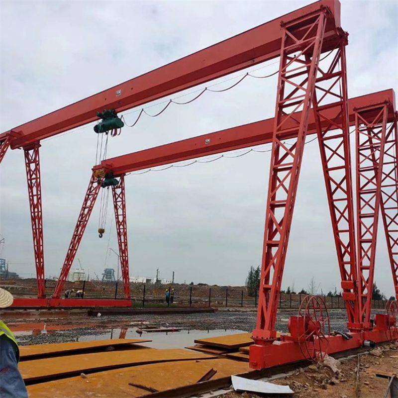 Стальным установленная рельсом скорость крана на козлах 0.8/8m/Min для сверхмощной промышленной пользы
