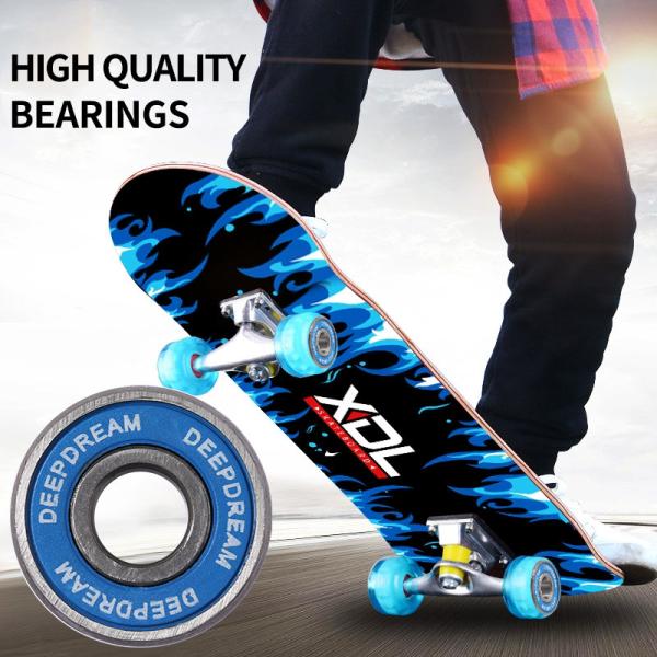 High Speed Precision 608 ZZ Skateboard Bearing 608 Rs 8x22x7mm Roller Longboard Skateboard Ball Bearing