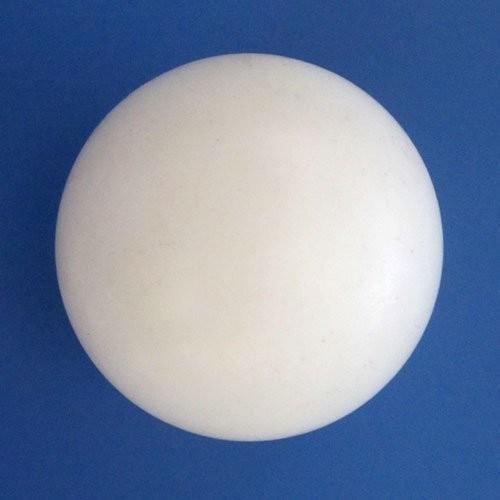 Anti-Corrosion Polytetrafluoroethylene Balls / White PTFE Material For Sealing Parts