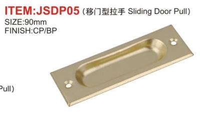 Flush Sliding Door Pull Handles , Recessed Metal Pull For Wardrobe 90mm