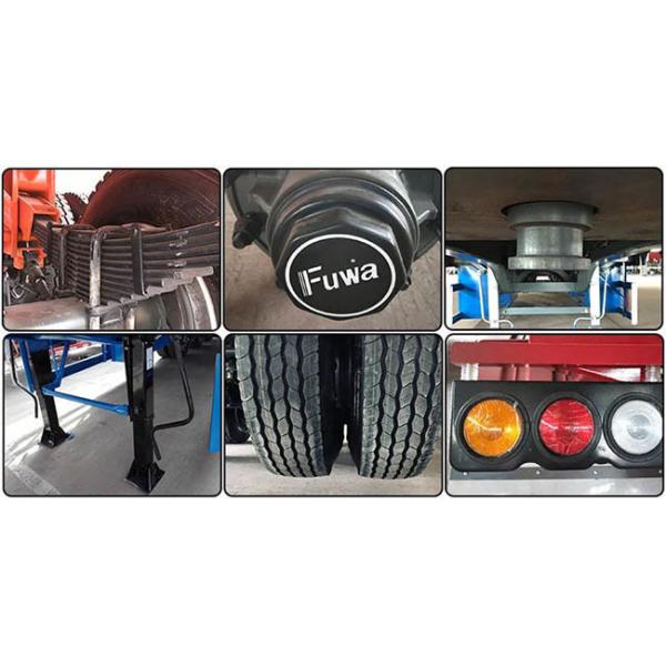 Трейлер 16000mm цапфы BPW 3 планшетный Semi трейлер в 20 ног