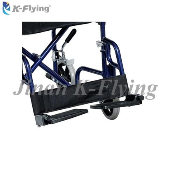 Simple Design Elderly Foldable Manual Wheelchair For Disabled Person Aluminum Alloy